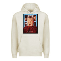 Oatmeal Heather home alone kevin Premium Hoodie - linhVisuals