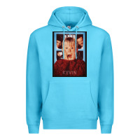 Ocean Blue home alone kevin Premium Hoodie - linhVisuals