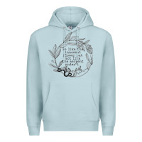 Blue Mist Lady Macbeth Shakespeare Quote Premium Hoodie - linhVisuals