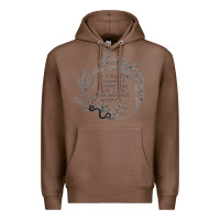 Chestnut Lady Macbeth Shakespeare Quote Premium Hoodie - linhVisuals