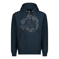 Navy Lady Macbeth Shakespeare Quote Premium Hoodie - linhVisuals