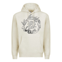 Oatmeal Heather Lady Macbeth Shakespeare Quote Premium Hoodie - linhVisuals
