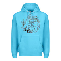 Ocean Blue Lady Macbeth Shakespeare Quote Premium Hoodie - linhVisuals