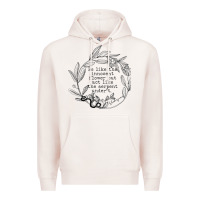 Pale Pink Lady Macbeth Shakespeare Quote Premium Hoodie - linhVisuals