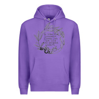 Purple Lady Macbeth Shakespeare Quote Premium Hoodie - linhVisuals