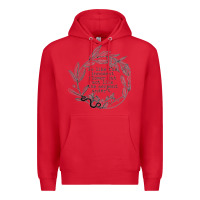 Red Lady Macbeth Shakespeare Quote Premium Hoodie - linhVisuals