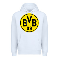 White #borussia #dortmund #bvb #09 Premium Hoodie - linhVisuals