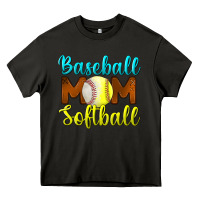 Asphalt baseball mom softball Heavy Core Tee - BundleAndBundleShop