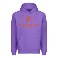 Purple muscle shoals recording studio Premium Hoodie - linhVisuals