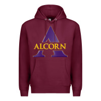 Burgundy Alcorn Athletics Premium Hoodie - linhVisuals