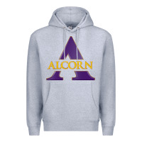 Heather Grey Alcorn Athletics Premium Hoodie - linhVisuals