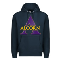 Navy Alcorn Athletics Premium Hoodie - linhVisuals