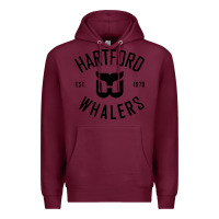 Burgundy hartford ice hockey 1979 Premium Hoodie - linhVisuals
