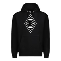Black #borussia #monchengladbach Premium Hoodie - linhVisuals