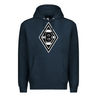 Navy #borussia #monchengladbach Premium Hoodie - linhVisuals