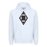 White #borussia #monchengladbach Premium Hoodie - linhVisuals