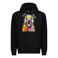 Black pitbull t  shirt beware of pitbulls they will steal your heart t  shir Premium Hoodie - linhVisuals