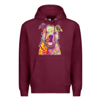 Burgundy pitbull t  shirt beware of pitbulls they will steal your heart t  shir Premium Hoodie - linhVisuals