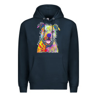 Navy pitbull t  shirt beware of pitbulls they will steal your heart t  shir Premium Hoodie - linhVisuals