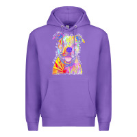 Purple pitbull t  shirt beware of pitbulls they will steal your heart t  shir Premium Hoodie - linhVisuals