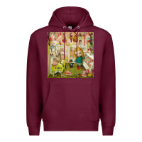 Burgundy Mark Ryden - The Magic Sircus Premium Hoodie - linhVisuals