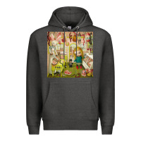 Charcoal Heather Mark Ryden - The Magic Sircus Premium Hoodie - linhVisuals
