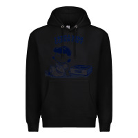 Black i still miss glenn frey, vinyl collector fan design Premium Hoodie - linhVisuals