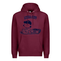 Burgundy i still miss glenn frey, vinyl collector fan design Premium Hoodie - linhVisuals