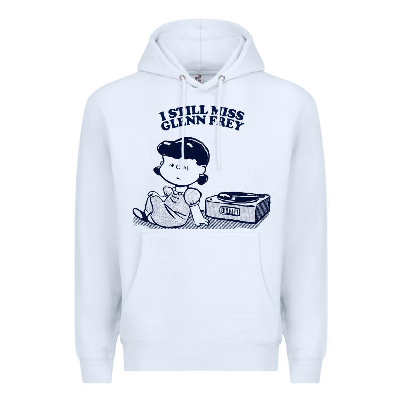 I Still Miss Glenn Frey, Vinyl Collector Fan Design Premium Hoodie by linhVisuals | Teevron