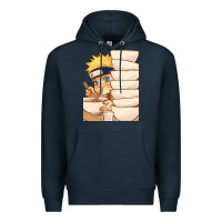 Navy Nar Manga Ruto Ramen Premium Hoodie - linhVisuals