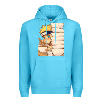 Ocean Blue Nar Manga Ruto Ramen Premium Hoodie - linhVisuals