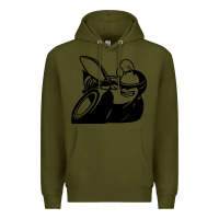 Army Green Scat pack Premium Hoodie - linhVisuals