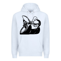 White Scat pack Premium Hoodie - linhVisuals