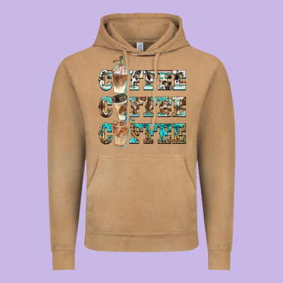 Western Coffees Vintage Hoodie Designed By Barkaloodesign