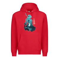Red Nier Automata Premium Hoodie - linhVisuals