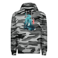 Slate Camo Nier Automata Premium Hoodie - linhVisuals