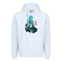 White Nier Automata Premium Hoodie - linhVisuals
