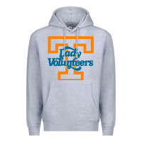 Heather Grey tennessee lady volunteers Premium Hoodie - linhVisuals