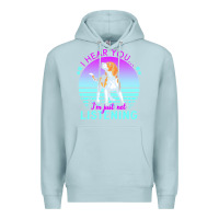 Blue Mist beagle t  shirt i hear you i'm just not listening beagle lover t  shir Premium Hoodie - linhVisuals