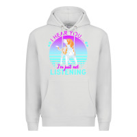 Dove Grey beagle t  shirt i hear you i'm just not listening beagle lover t  shir Premium Hoodie - linhVisuals