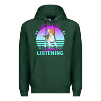 Sports Green beagle t  shirt i hear you i'm just not listening beagle lover t  shir Premium Hoodie - linhVisuals
