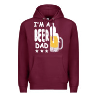 Burgundy beer t  shirt beer t  shirt Premium Hoodie - linhVisuals