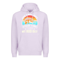 Lilac she swallows every time i bring my rod t  shirt she swallows every tim Premium Hoodie - linhVisuals