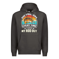 Smoke she swallows every time i bring my rod t  shirt she swallows every tim Premium Hoodie - linhVisuals