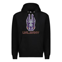 Black Ualbany Great Danes Premium Hoodie - linhVisuals