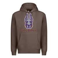 Coffee Ualbany Great Danes Premium Hoodie - linhVisuals