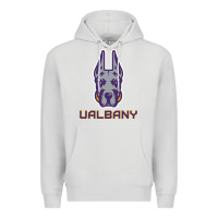 Dove Grey Ualbany Great Danes Premium Hoodie - linhVisuals