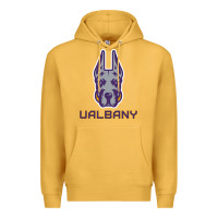 Mustard Ualbany Great Danes Premium Hoodie - linhVisuals