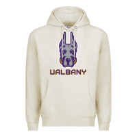 Oatmeal Heather Ualbany Great Danes Premium Hoodie - linhVisuals