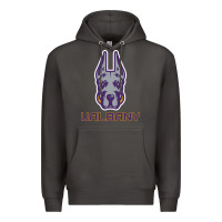 Smoke Ualbany Great Danes Premium Hoodie - linhVisuals